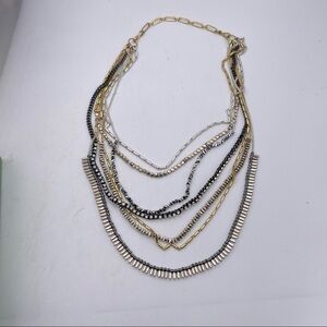 Stella & Dot Montague Layered Necklace 7 Layers Versatile 5 Way